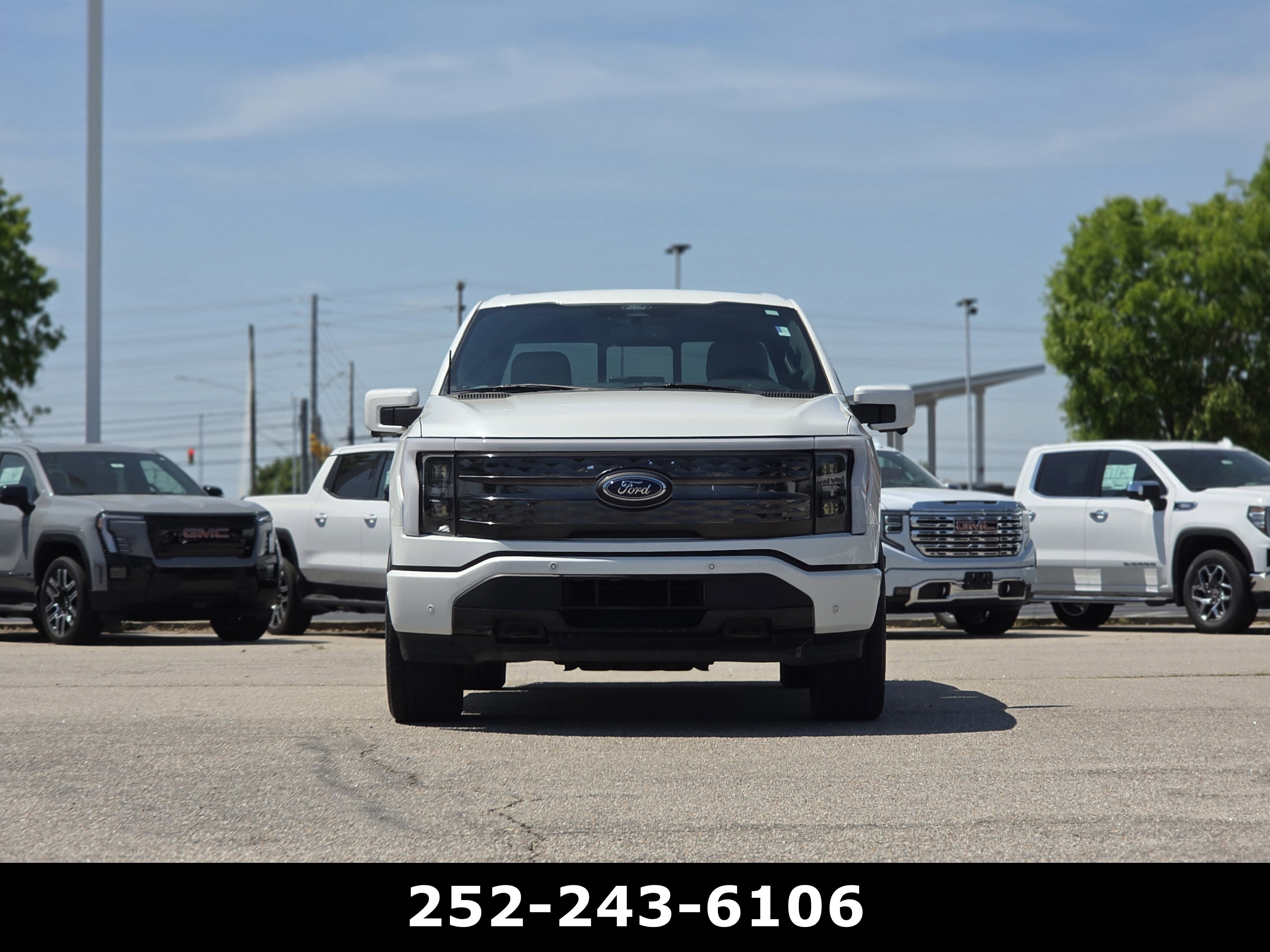 Used 2022 Ford F-150 Lightning Platinum with VIN 1FT6W1EV5NWG12847 for sale in Wilson, NC