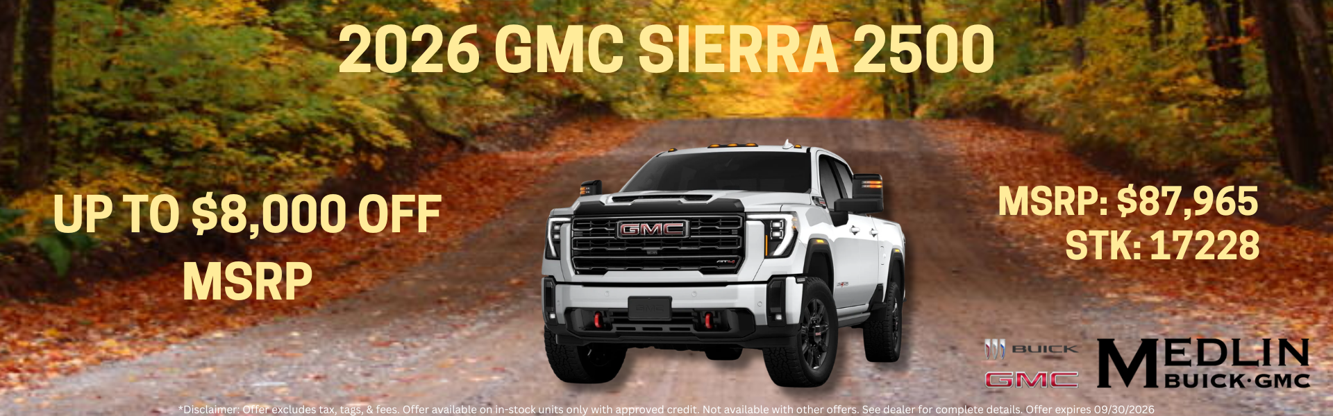 2026 GMC SIERRA 2500