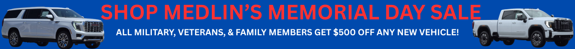 Shop Medlin Memorial Day Sale